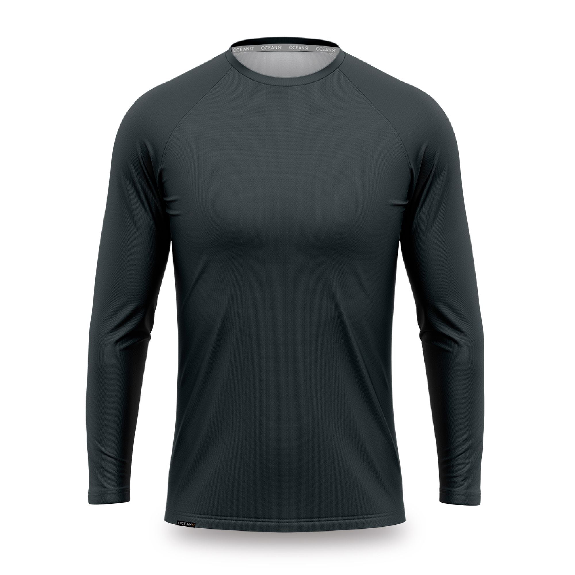 OceanR Wave Collection Mens L/S Rash Guard.