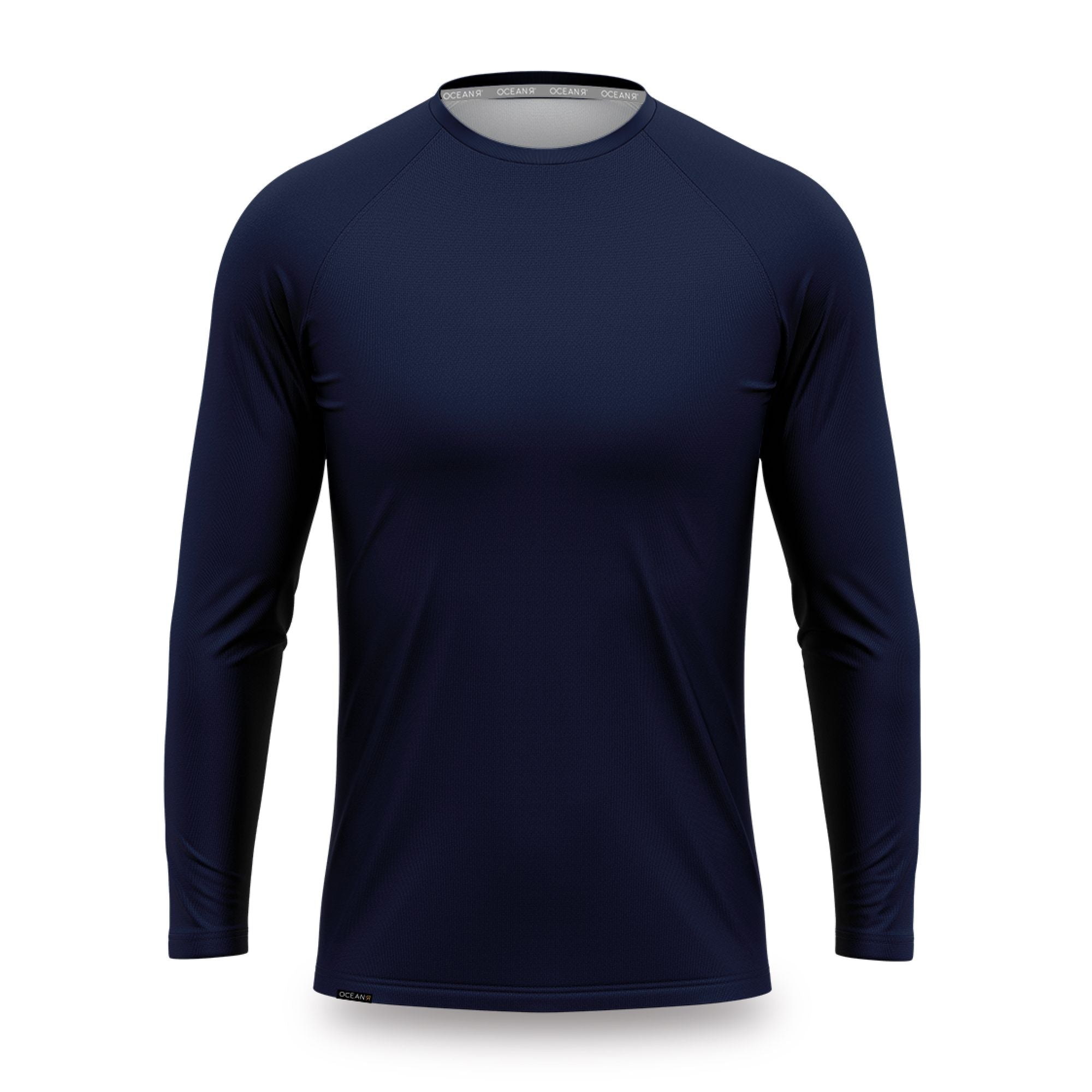 OceanR Wave Collection Mens L/S Rash Guard.