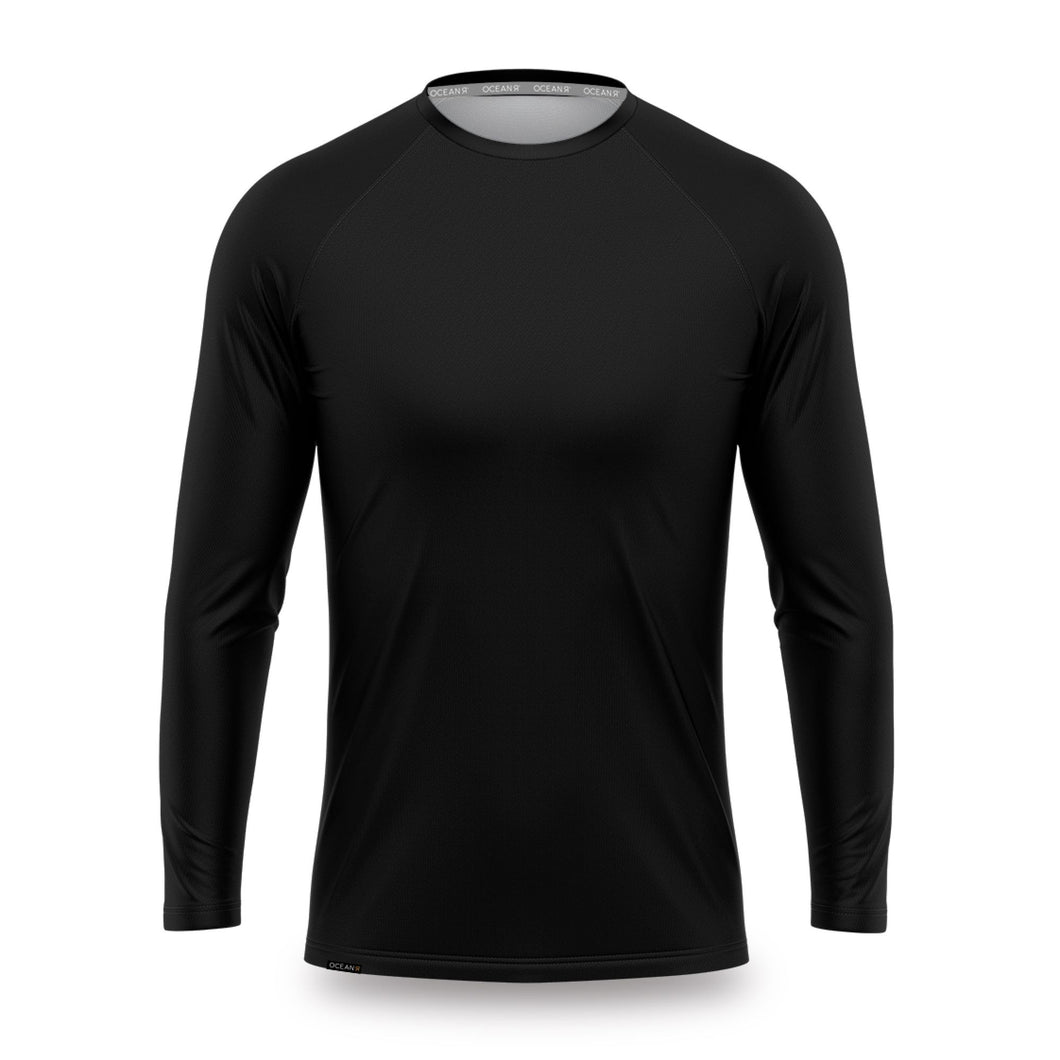OceanR Wave Collection Mens L/S Rash Guard