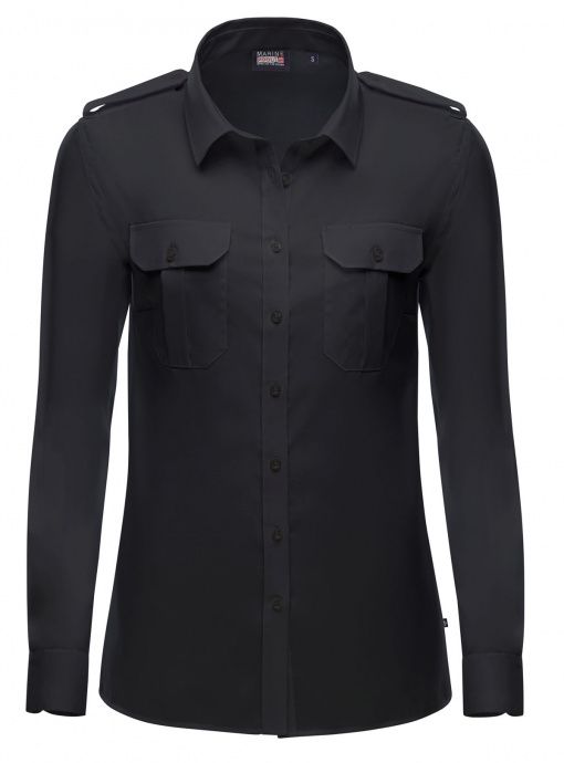 Marinepool Ladies L/S Captain Noniron Shirt
