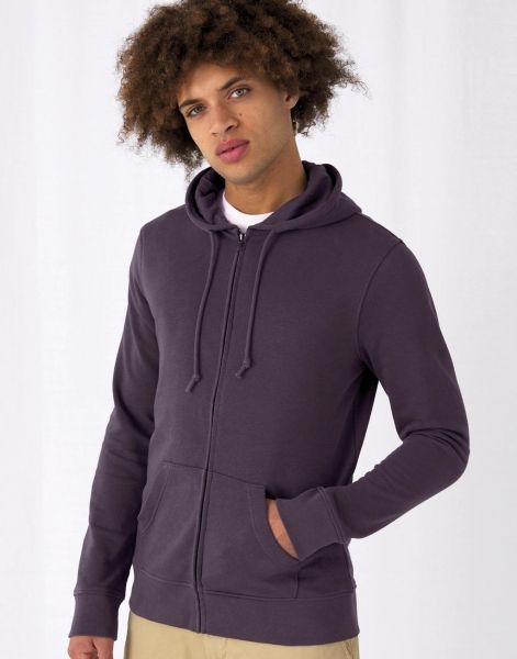 B&C Mens Organic Inspire Zipped Hood.