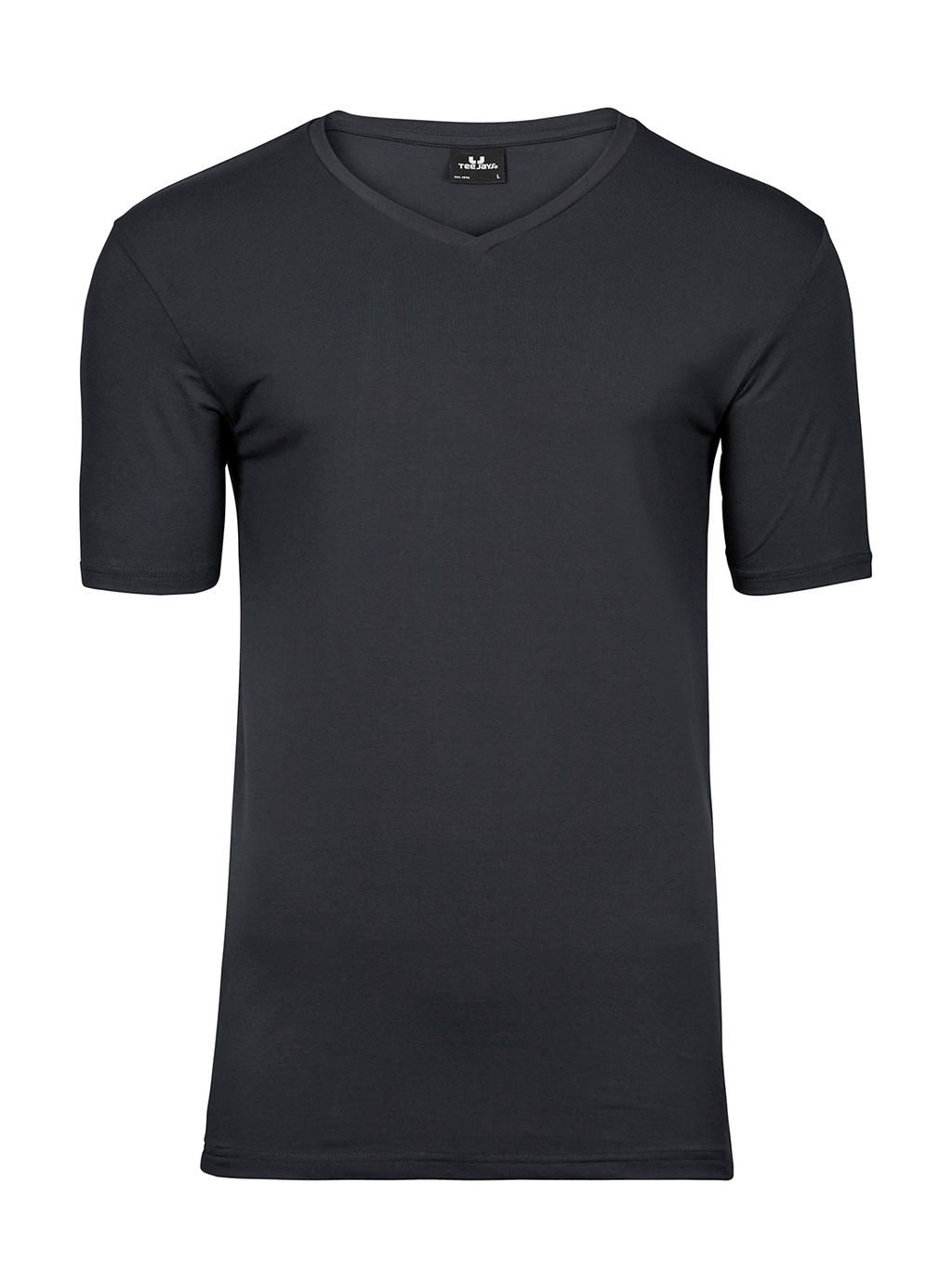 Tee Jays Mens Stretch V-Neck T-Shirt.