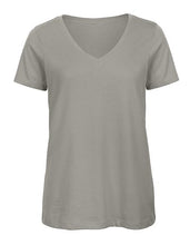 Load image into Gallery viewer, B&amp;C Ladies Organic Inspire V-Neck T-Shirt
