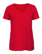 Load image into Gallery viewer, B&amp;C Ladies Organic Inspire V-Neck T-Shirt
