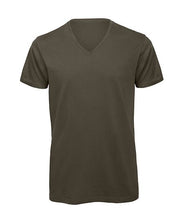 Load image into Gallery viewer, B&amp;C Mens Organic Inspire V-Neck T-Shirt
