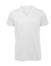 Load image into Gallery viewer, B&amp;C Mens Organic Inspire V-Neck T-Shirt
