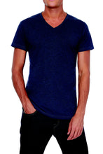 Load image into Gallery viewer, B&amp;C Mens Triblend V-Neck T-Shirt
