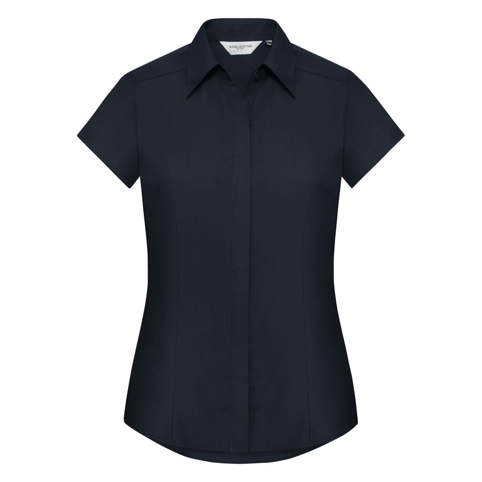 Russell Ladies Cap Sleeve Fitted Shirt.