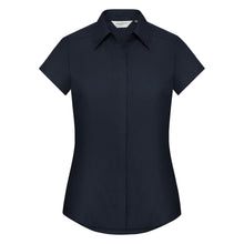 Load image into Gallery viewer, Russell Ladies Cap Sleeve Fitted Shirt
