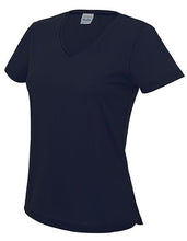 Load image into Gallery viewer, AWDis Ladies S/S V-neck Girlie T-Shirt
