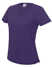 Load image into Gallery viewer, AWDis Ladies S/S V-neck Girlie T-Shirt
