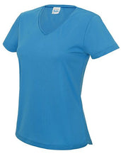 Load image into Gallery viewer, AWDis Ladies S/S V-neck Girlie T-Shirt
