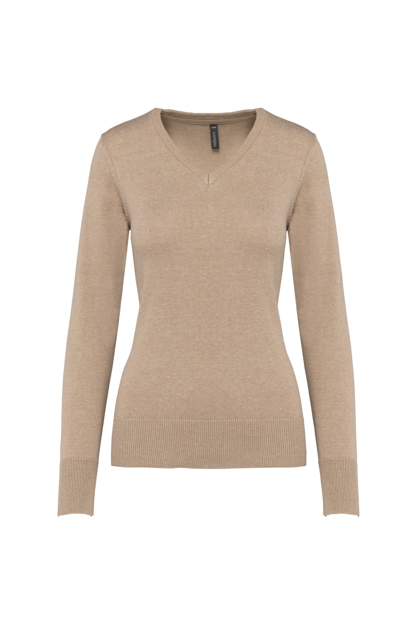 Kariban Ladies V-Neck Jumper.