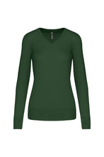 Load image into Gallery viewer, Kariban Ladies V-Neck Jumper
