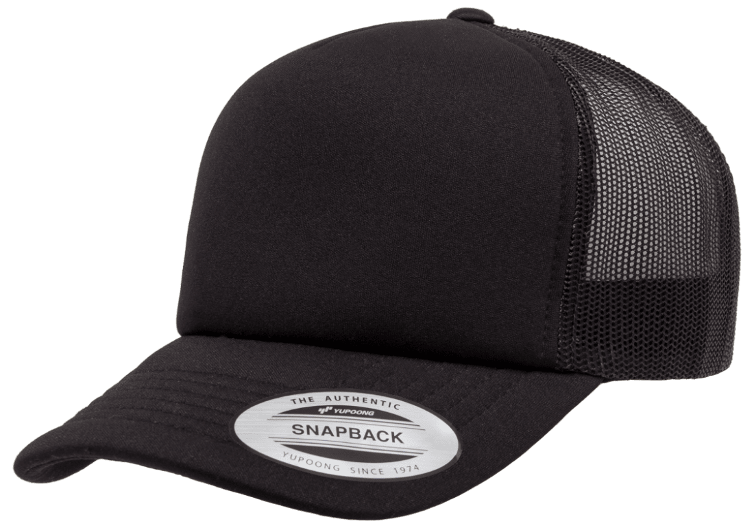 Flexfit Foam Trucker Curved Visor Cap.