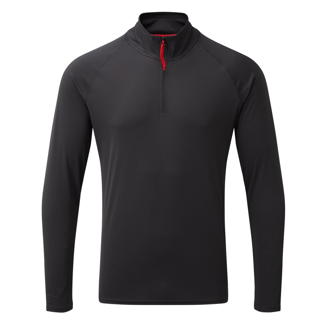 Gill Mens UV Tec Long Sleeve Zip Tee