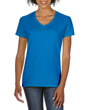 Load image into Gallery viewer, Gildan Ladies Premium Cotton V-Neck T-Shirt
