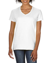 Load image into Gallery viewer, Gildan Ladies Premium Cotton V-Neck T-Shirt
