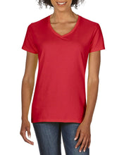 Load image into Gallery viewer, Gildan Ladies Premium Cotton V-Neck T-Shirt

