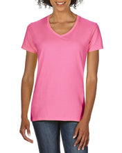 Load image into Gallery viewer, Gildan Ladies Premium Cotton V-Neck T-Shirt
