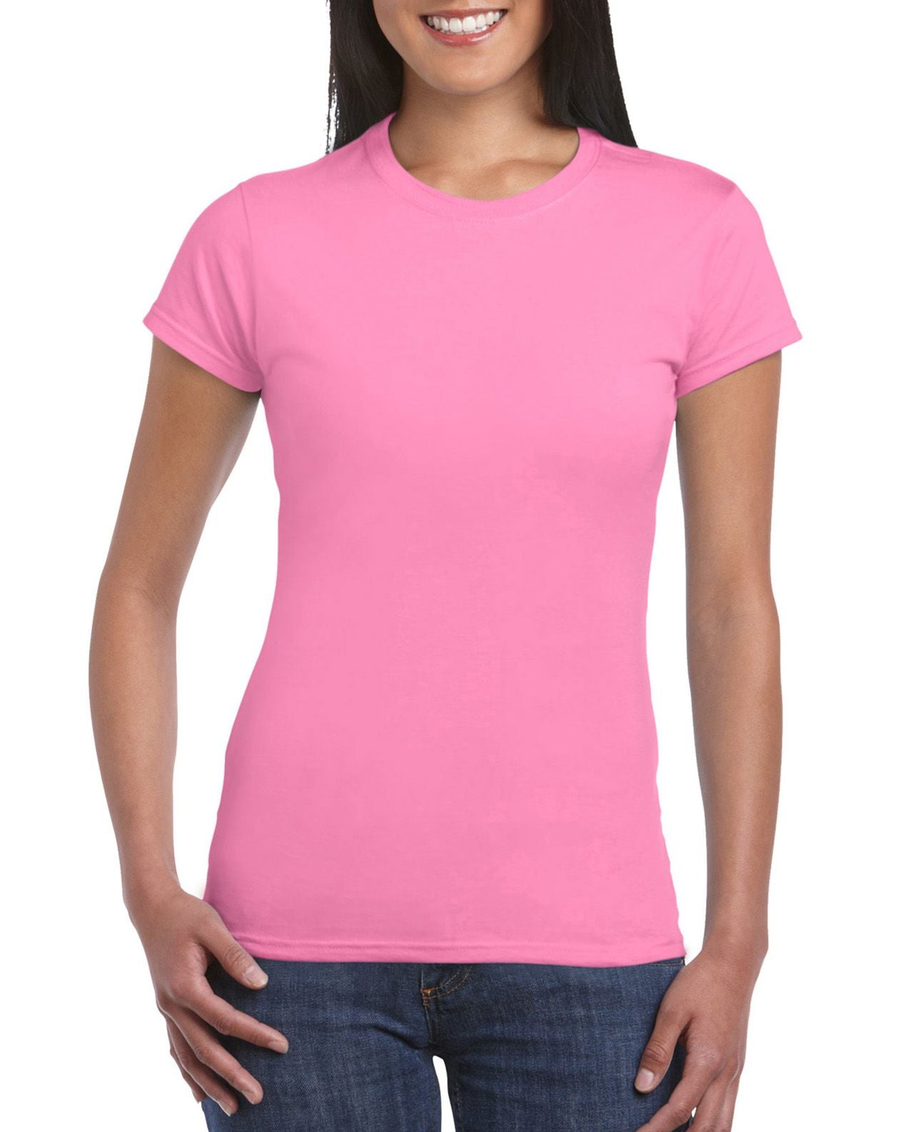 Gildan Ladies Softstyle T-Shirt.