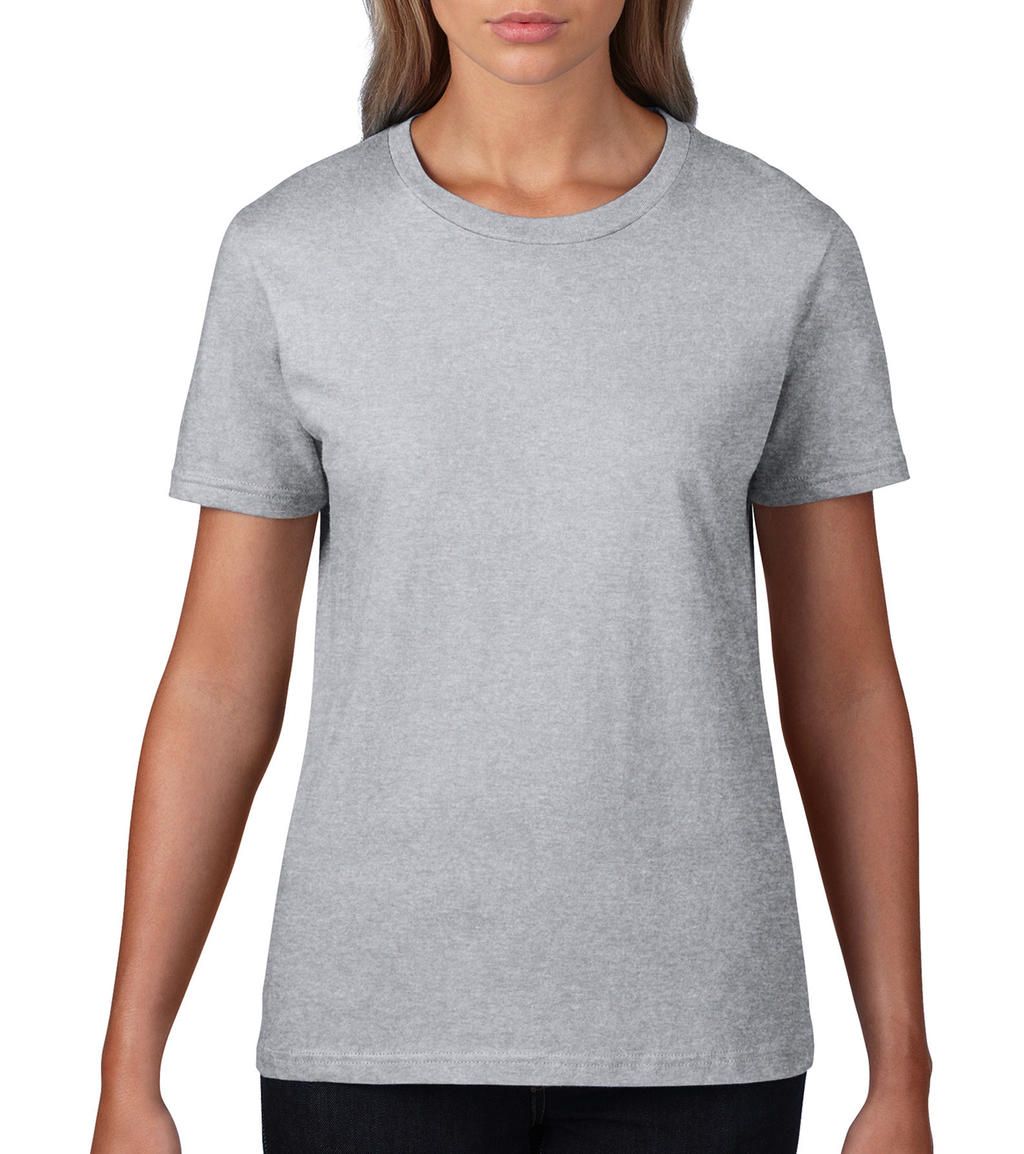 Gildan Ladies Premium Cotton T-Shirt.