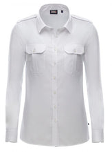 Load image into Gallery viewer, Marinepool Ladies L/S Captain Noniron Shirt
