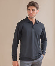 Load image into Gallery viewer, Henbury Unisex L/S Polo
