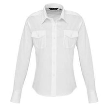 Load image into Gallery viewer, Premier Ladies L/S Pilot Shirt
